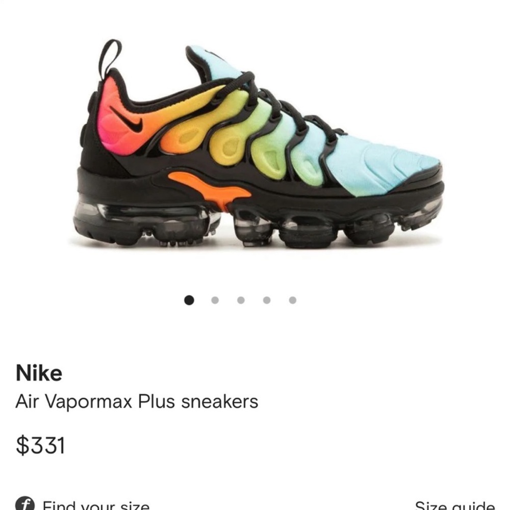 Nike air vapo max size 7.5